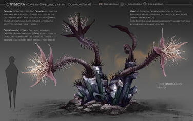 Crymora - Creature concept for collab world