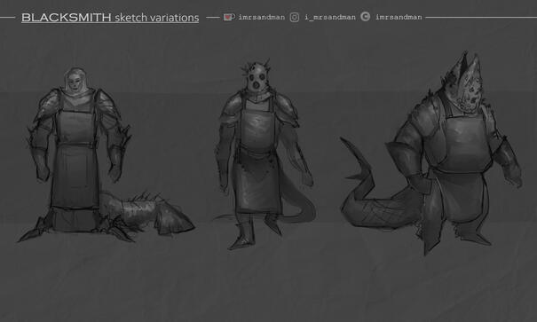 Non-hostile NPC - Blacksmith